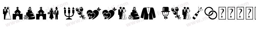 Xanas Wedding Veil字体转换
